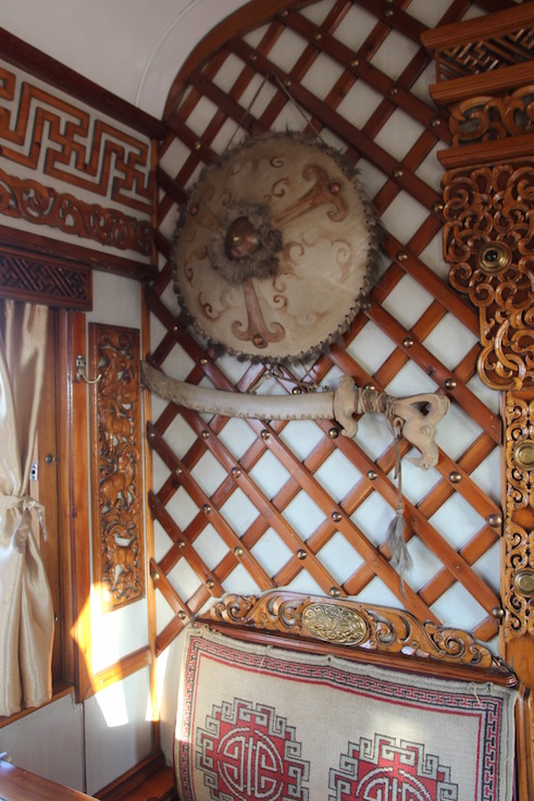 Trans Mongolian dining car