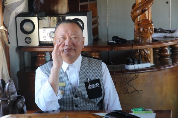 Trans Mongolian waiter