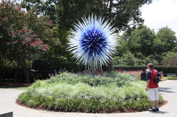 Chihuly glass exhibit, Dallas Arboretum