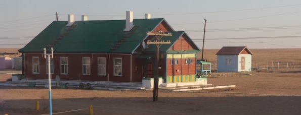 Timber house Mongolia