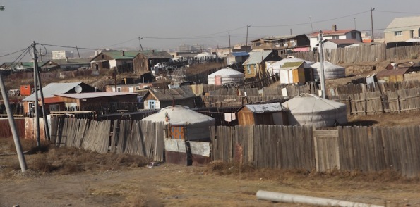 Girs in Ulaanbaatar Mongolia