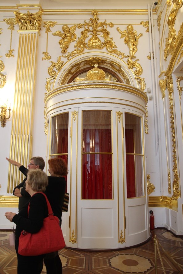 South wall, Great Church of the Winter Palace in Saint Petersburg