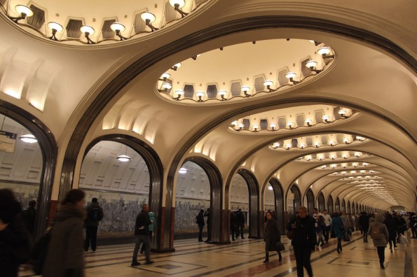 Mayakovskaya station, Moscow