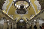 Ceiling at Komsomolskaya station,&nbsp;Moscow