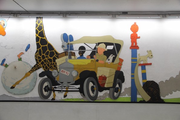 The Adventures of Tintin, Stockel Metro station