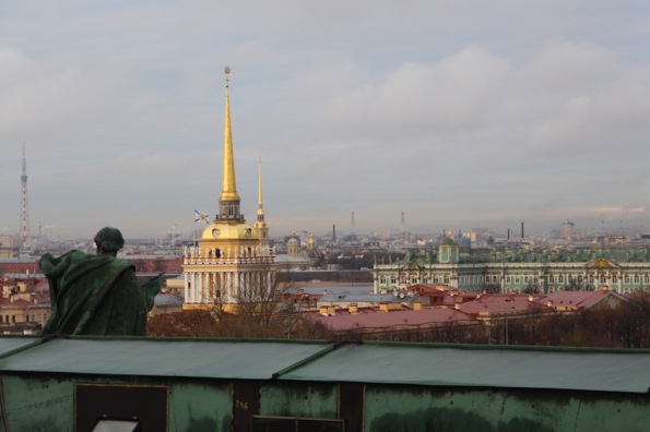 The view from St Isaac's Cathedral, St Petersburg