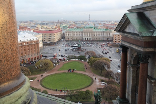 View from St Isaac's Cathedra, St Petersburg