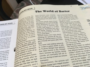 The World of Barter article
