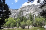 Mirror Lake and granite cliffs,&nbsp;Yosemite