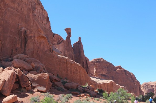 Nefertiti's Head, Park Avenue, Arches National Park