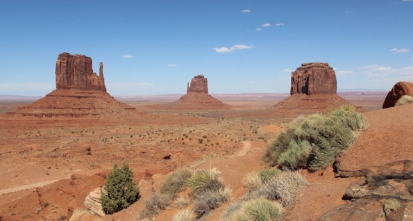 The Mittens and Merrick Butte, Monument Valley
