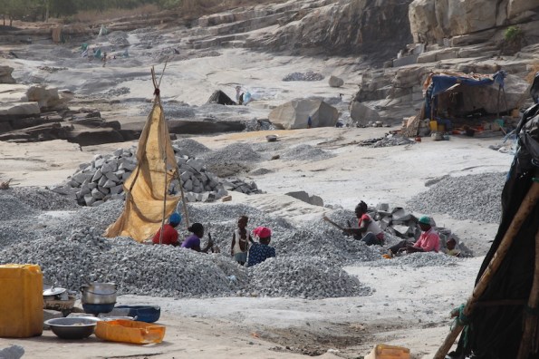 Granite quarry, Ivory Coast