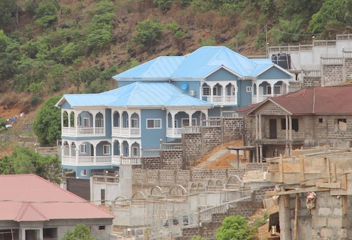 House in Freetown, Sierra Leone
