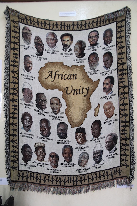 Banner of African leaders