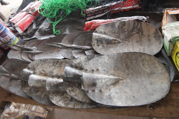 Shovels, Nassian market, Ivory Coast