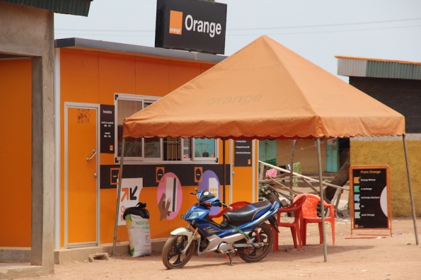 Orange shop, Nassian market, Ivory Coast