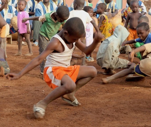 Kids dancing, Ivory Coast