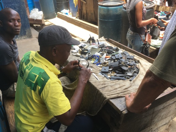 Watch repair, Sierra Leone
