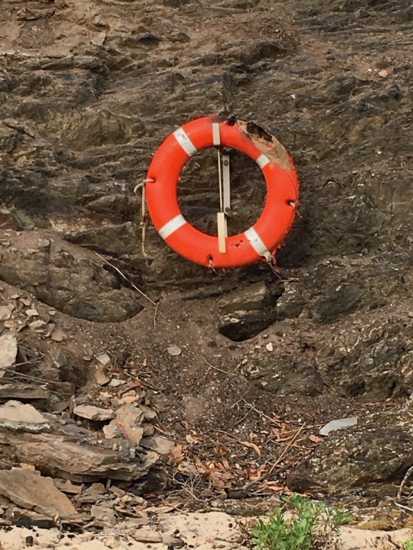 Scorched life preserver