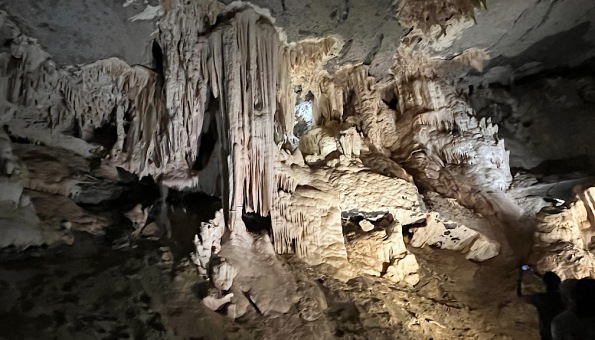 Al Hoota Cave stalactites