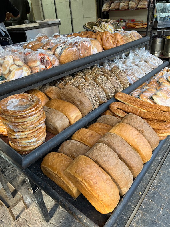 Standard break loaves in Amman, Jordan