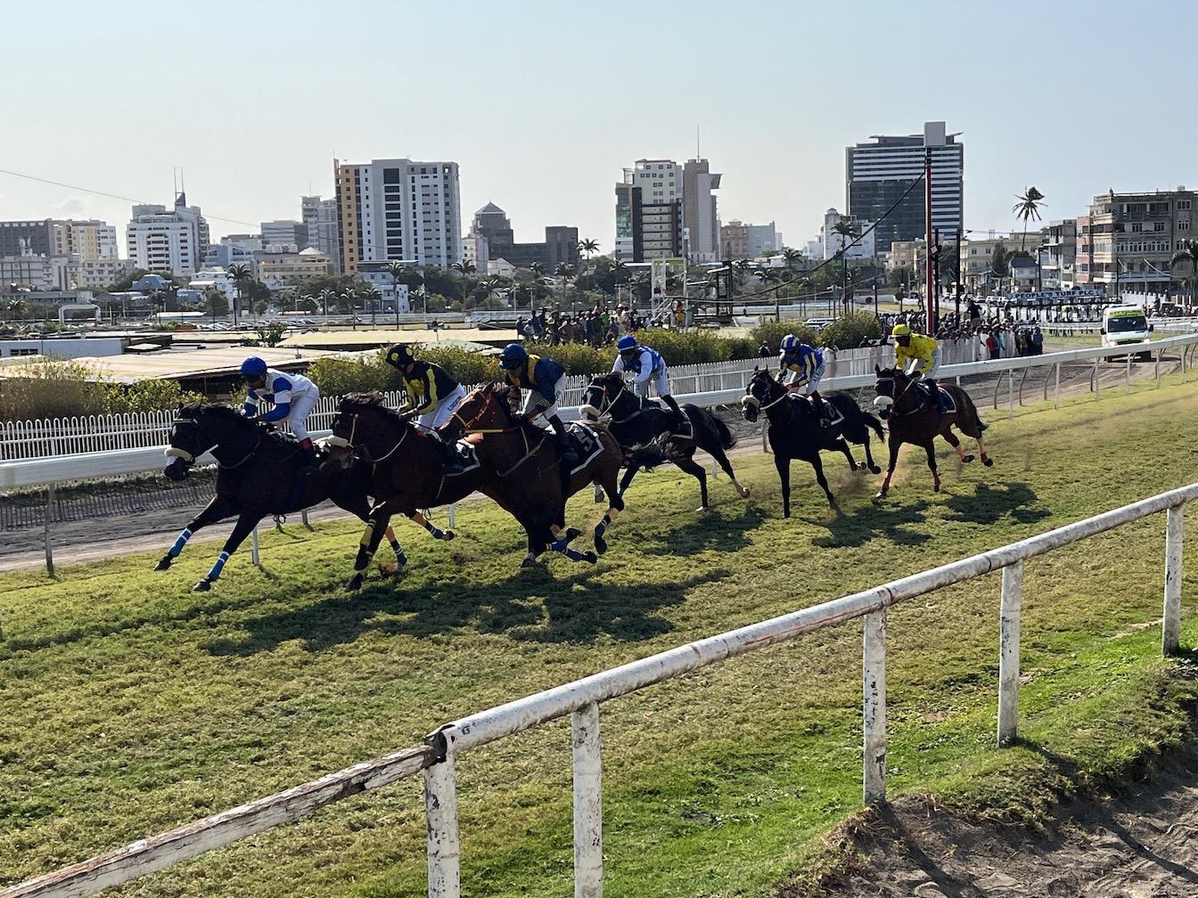 six horses racing, Mauritius