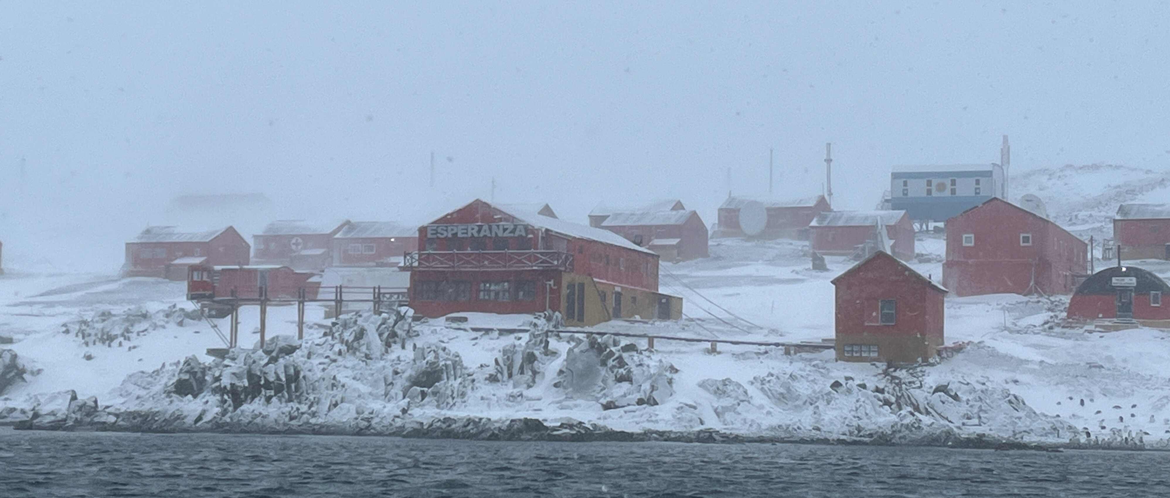 Snowy Esperanza Base