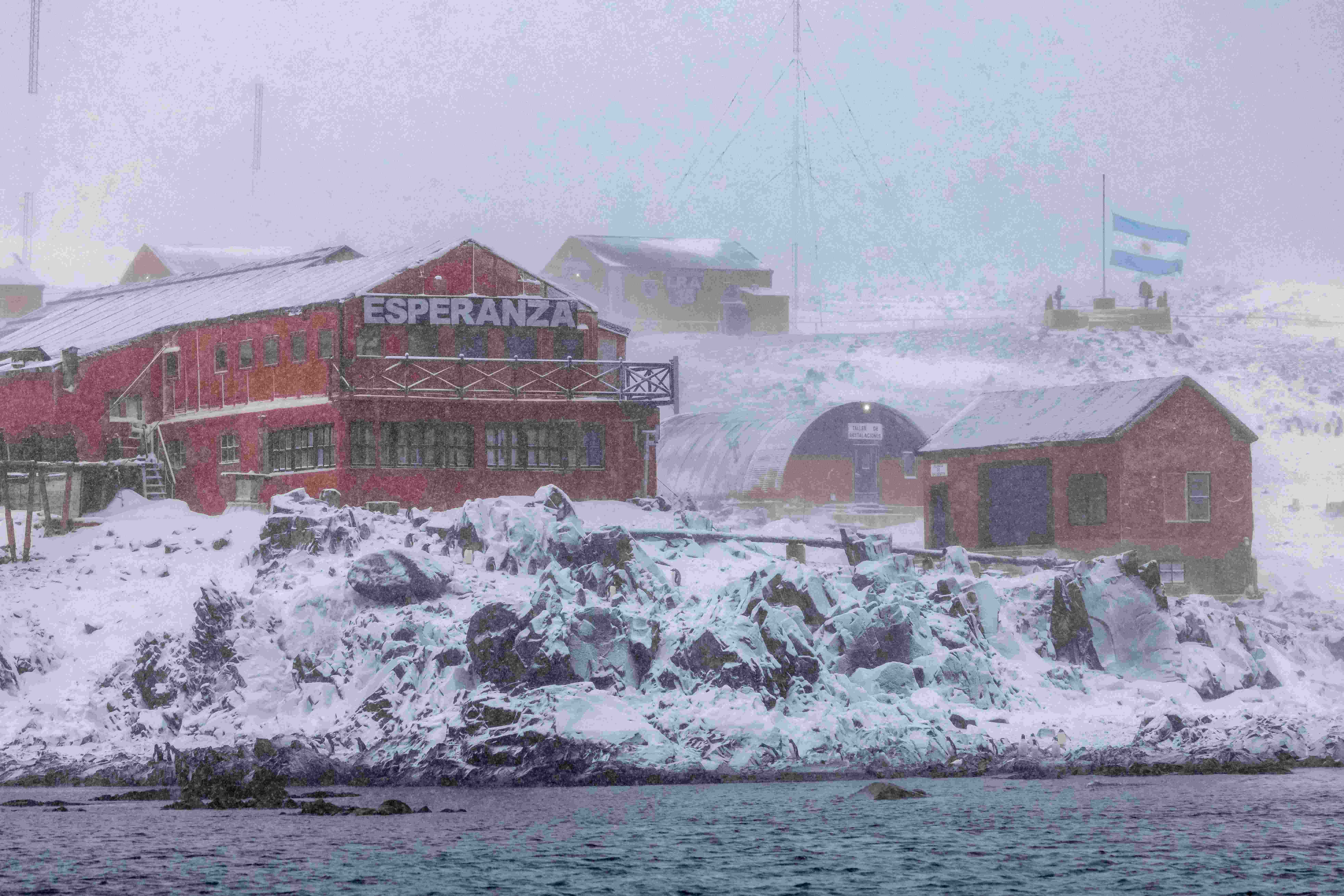Snowy Esperanza Base