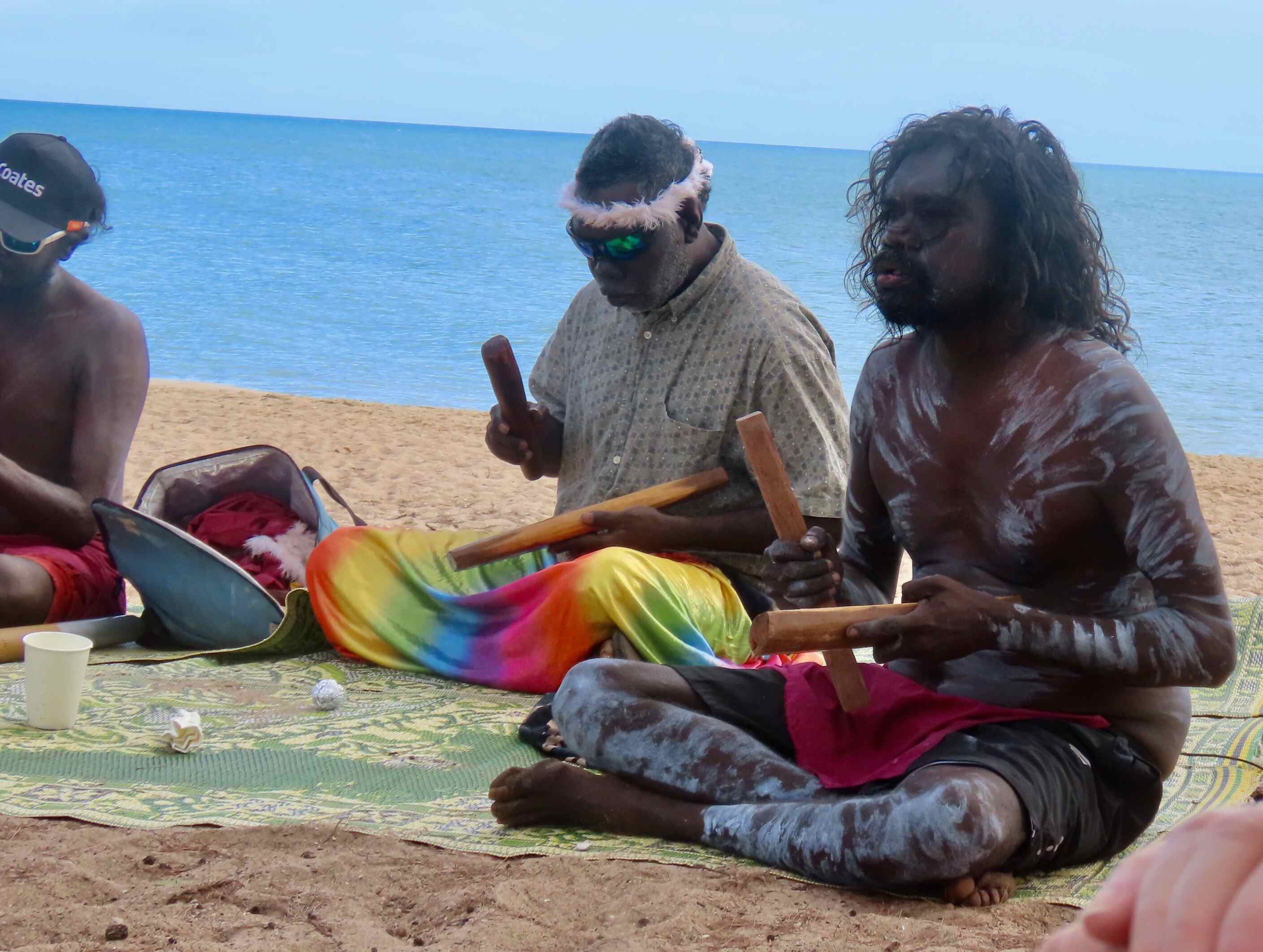 Welcome to country with clap stick