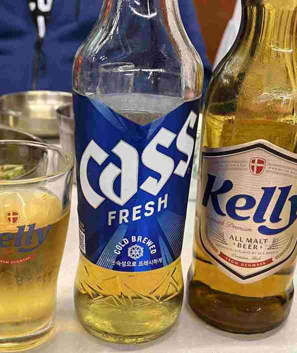 Two Korean beers